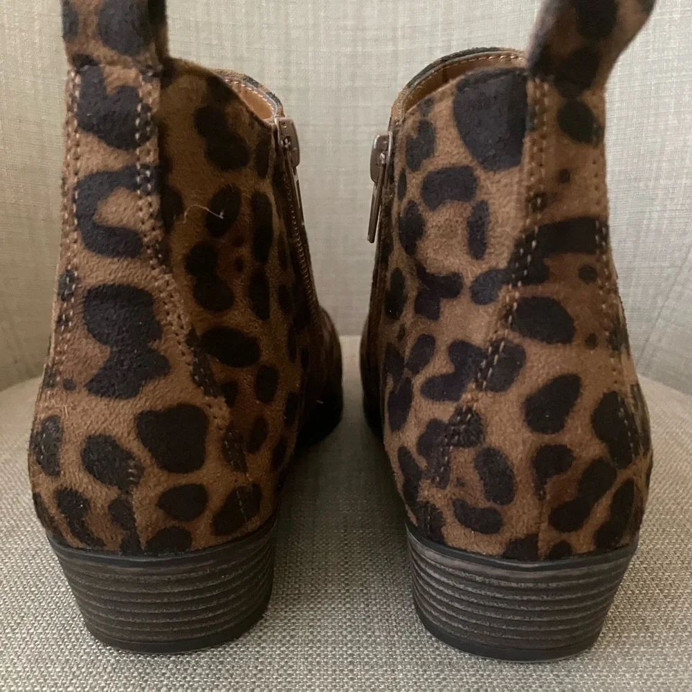 Mata Leopard Print Ankle Boot